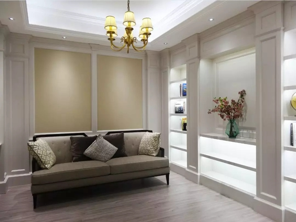 佰叶荟全屋定制白色混油护墙板，营造的美式大宅的首选！