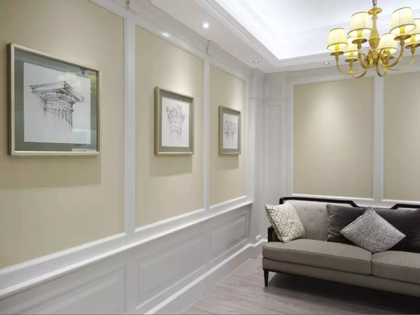 佰叶荟全屋定制白色混油护墙板，营造的美式大宅的首选！