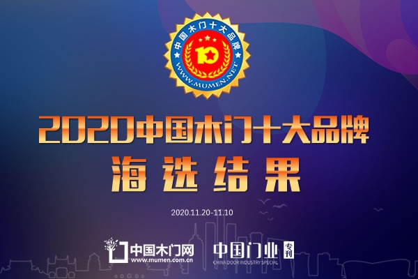 2020年度中国木门十大品牌