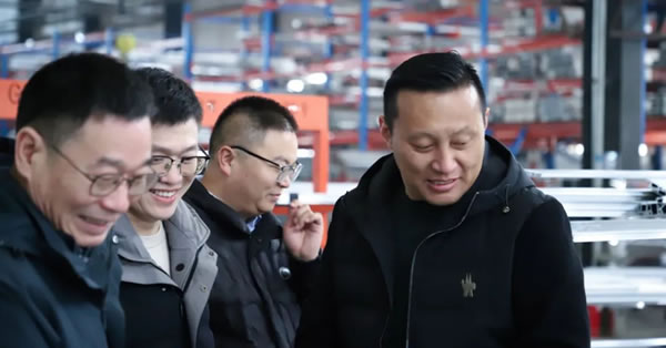 共筑梦想 | 热烈欢迎兰迪真空玻璃公司高层莅临格瑞邦参观交流！