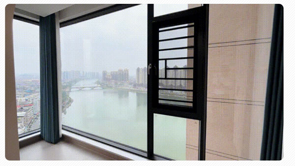 伊盾门窗·实景案例丨人见人夸的无敌江景，装上落地窗效果绝了